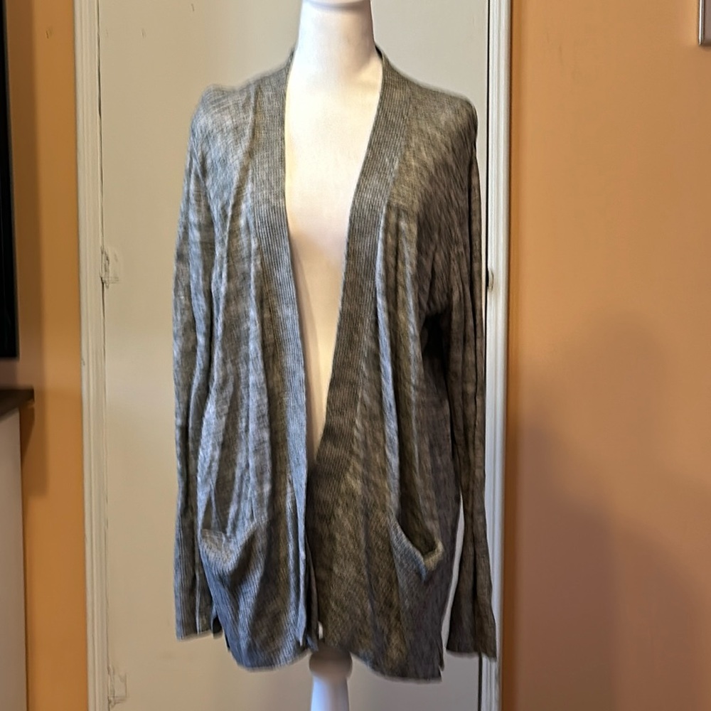 XL Sonoma brand cardigan gray black
